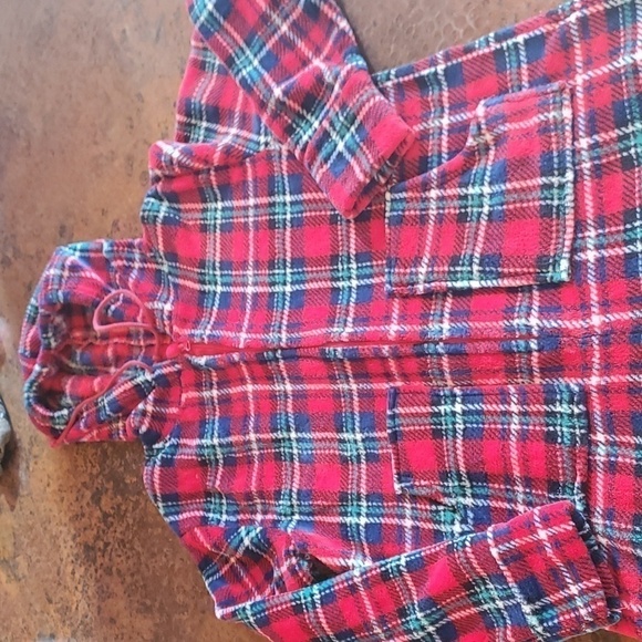 Alexander Del Rossa Fuzzy Footie Oversized Hoodie Attachable Feet Sz M Pajama - Picture 2 of 16